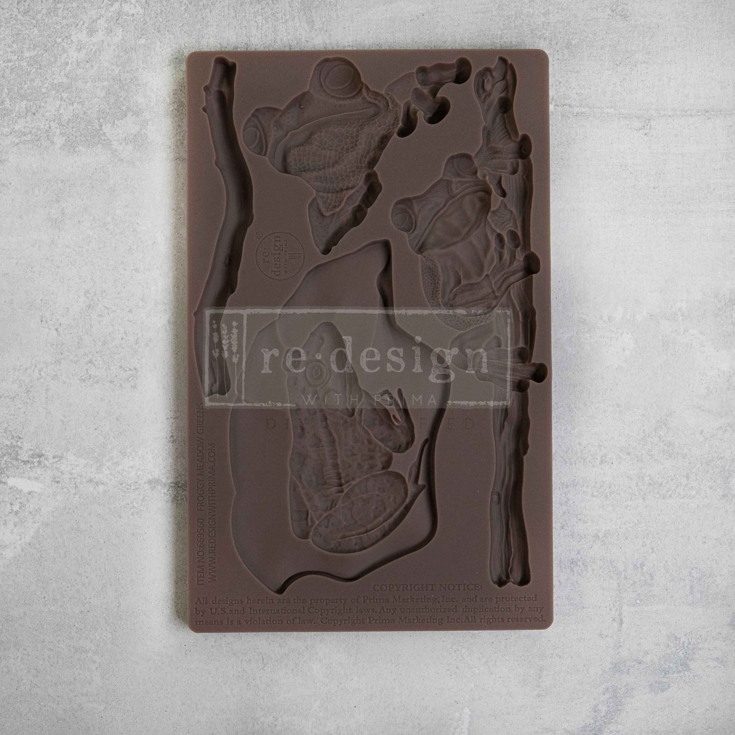 Froggy Meadow Greens Mould - ReDesign with Prima