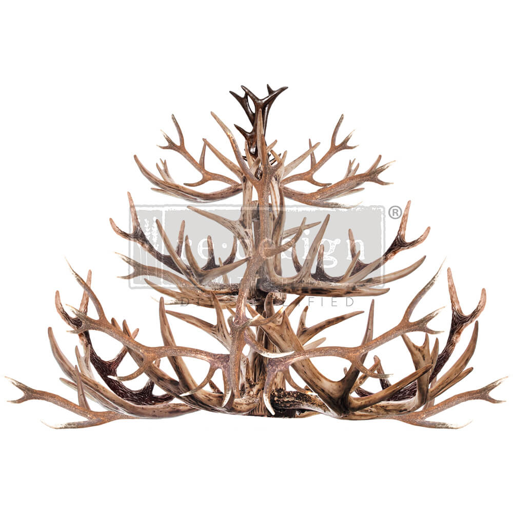 Antler Chandelier Decor Transfer - ReDesign by Prima