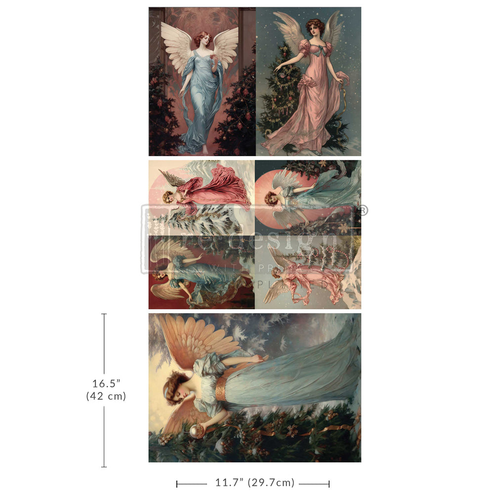 Wings of Winter A3 Decoupage Fiber Pack - ReDesign with Prima