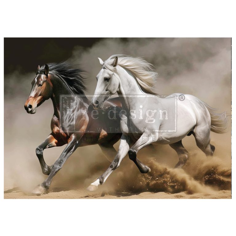 Wild Maneuvers A1 Decoupage Fiber Paper - ReDesign with Prima