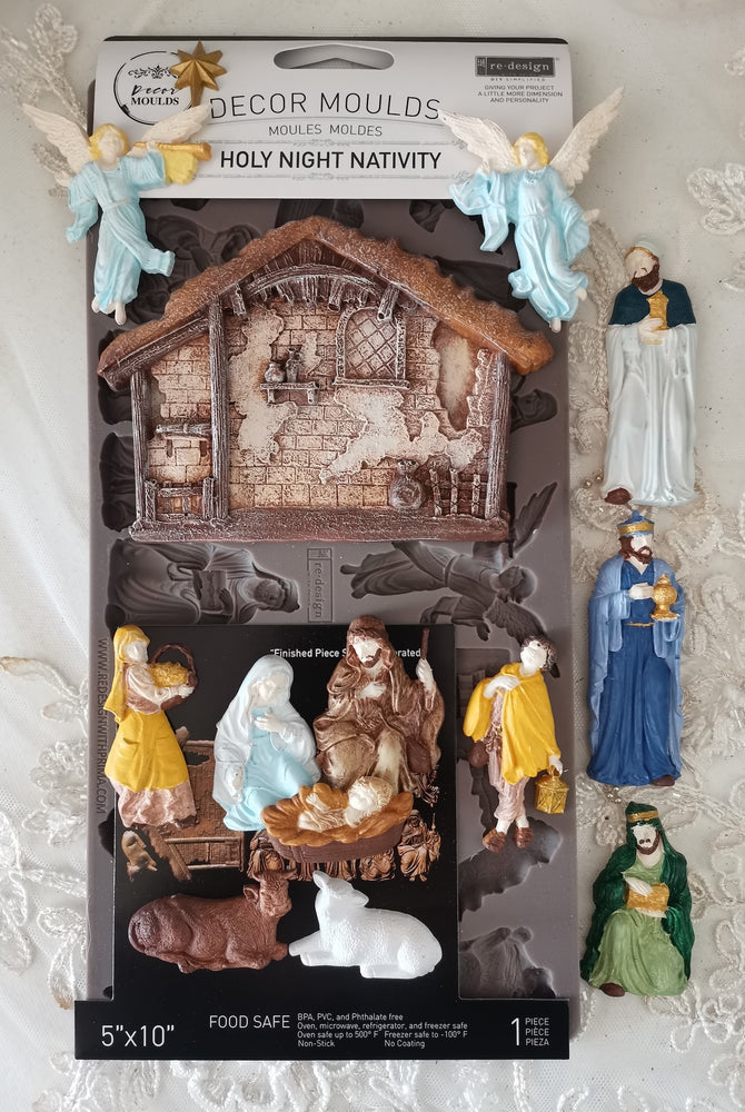 Holy Night Nativity Decor Mould - ReDesign with Prima