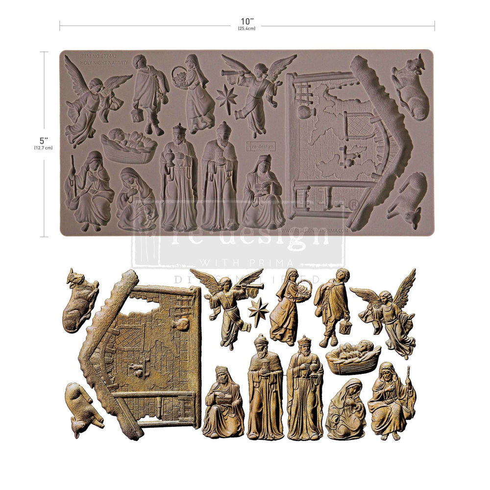Holy Night Nativity Decor Mould - ReDesign with Prima