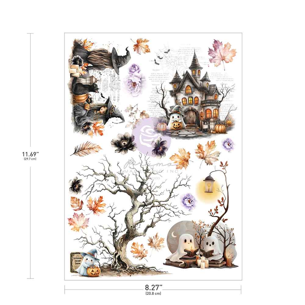 Bewitched A4 Transfer Sheet - Prima Marketing