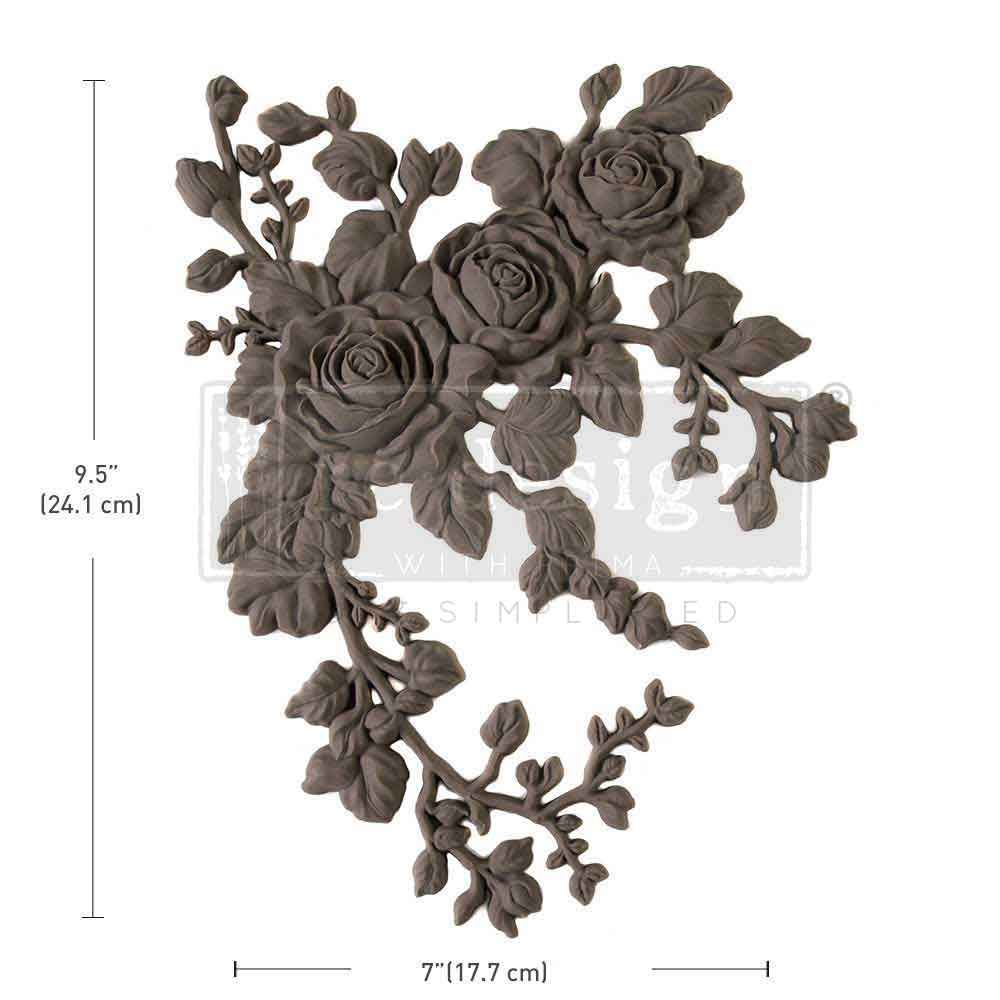 Velvet Cascade (Left) Decor Poly - ReDesign with Prima