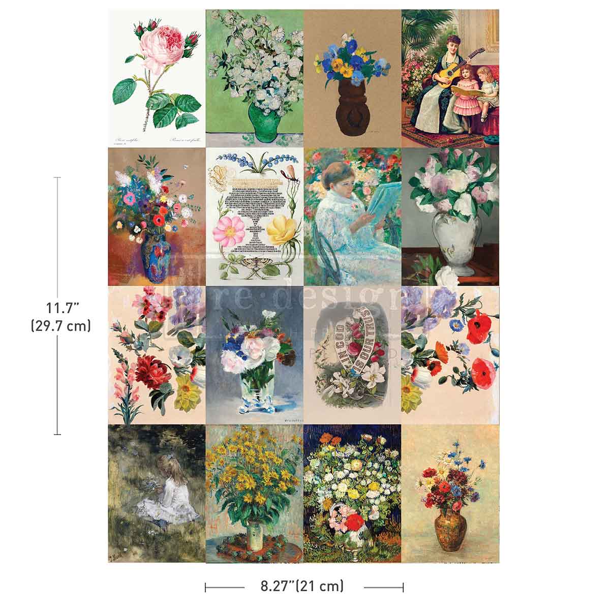 Floral Ambiance Decor Transfer - ReDesign with Prima