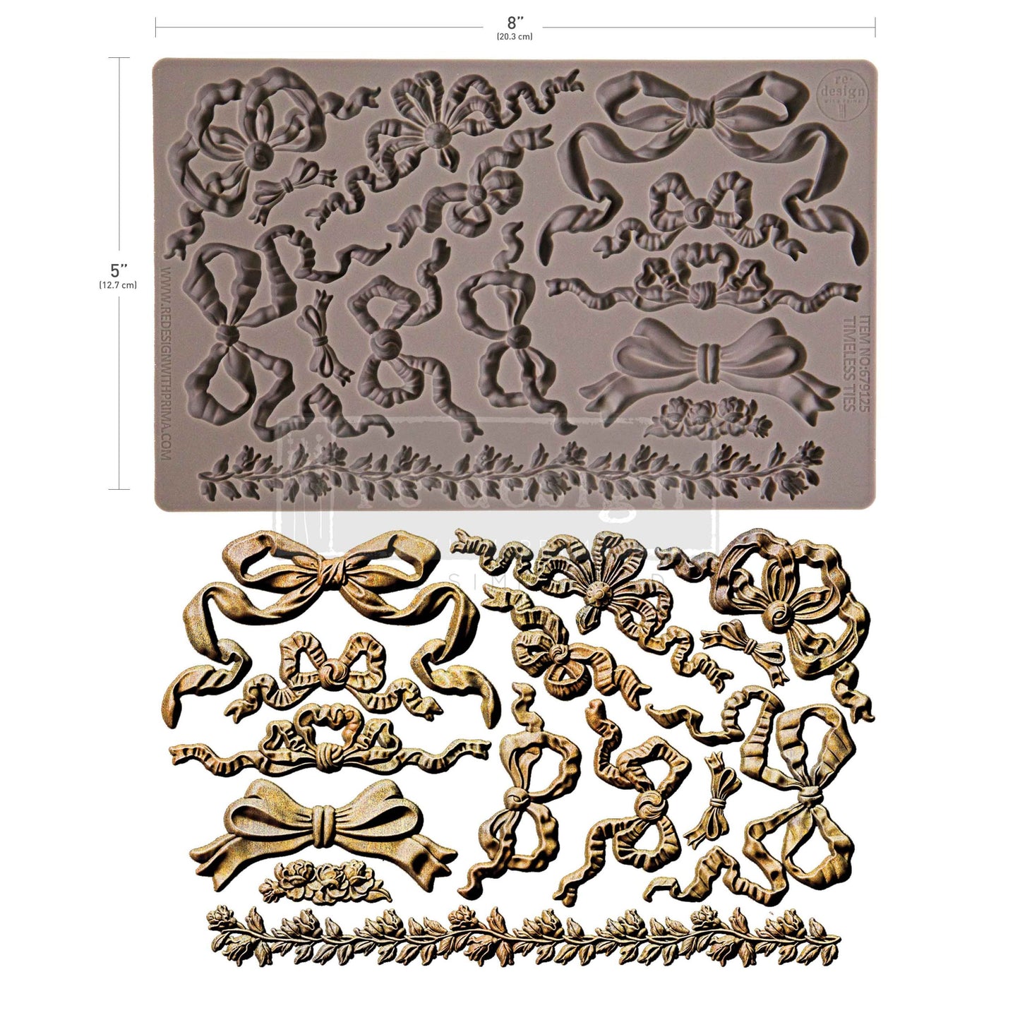 Timeless Ties Decor Mould - ReDesign with Prima
