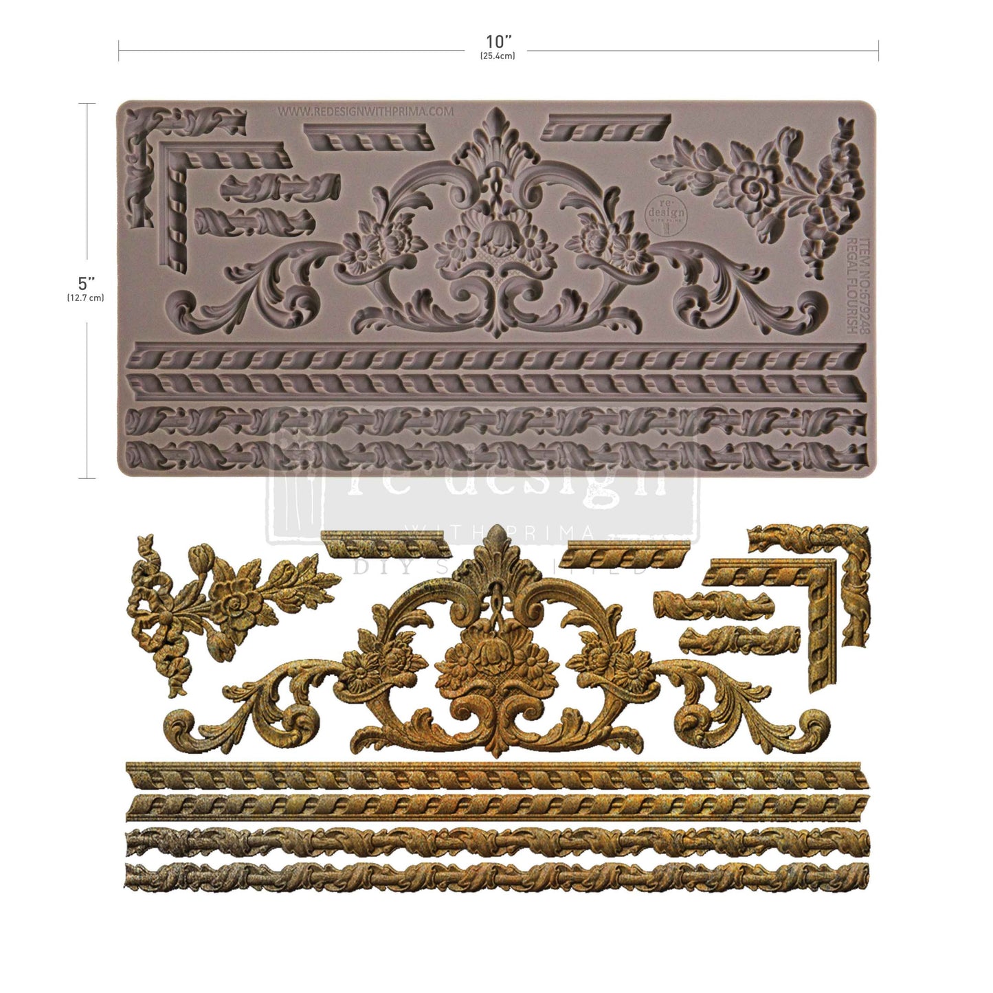 Regal Flourish Decor Mould - ReDesign with Prima
