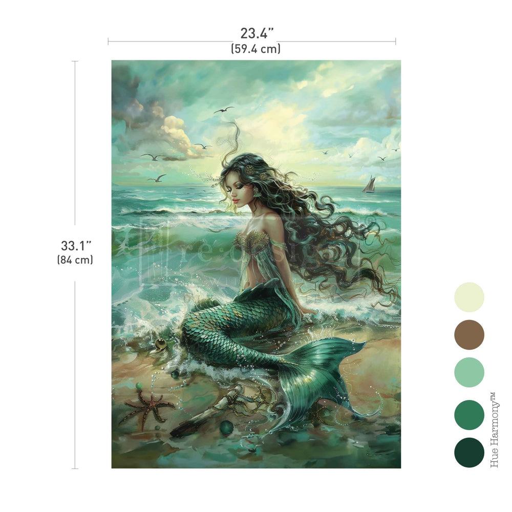 Mystic Waves A1 Decoupage Fiber Paper - ReDesign with Prima