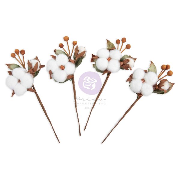 Twinkle & Treats Collection - Snowy Cotton (4 pcs.) - Prima Marketing