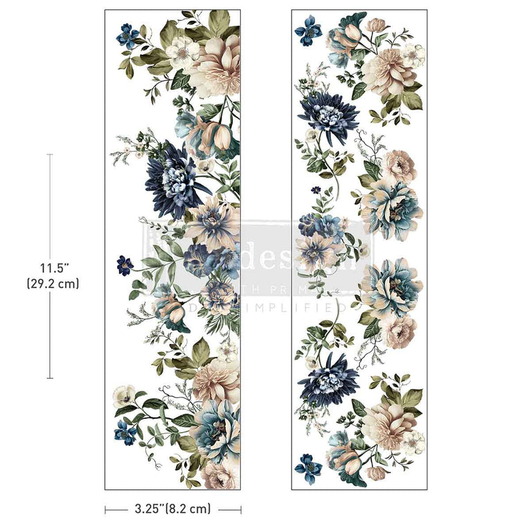 Whispers of Indigo Luxe Transfer - ReDesign with Prima