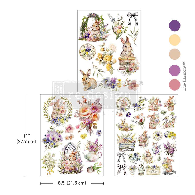Hop Into Spring Middy Decor Transfer - ReDesign with Prima