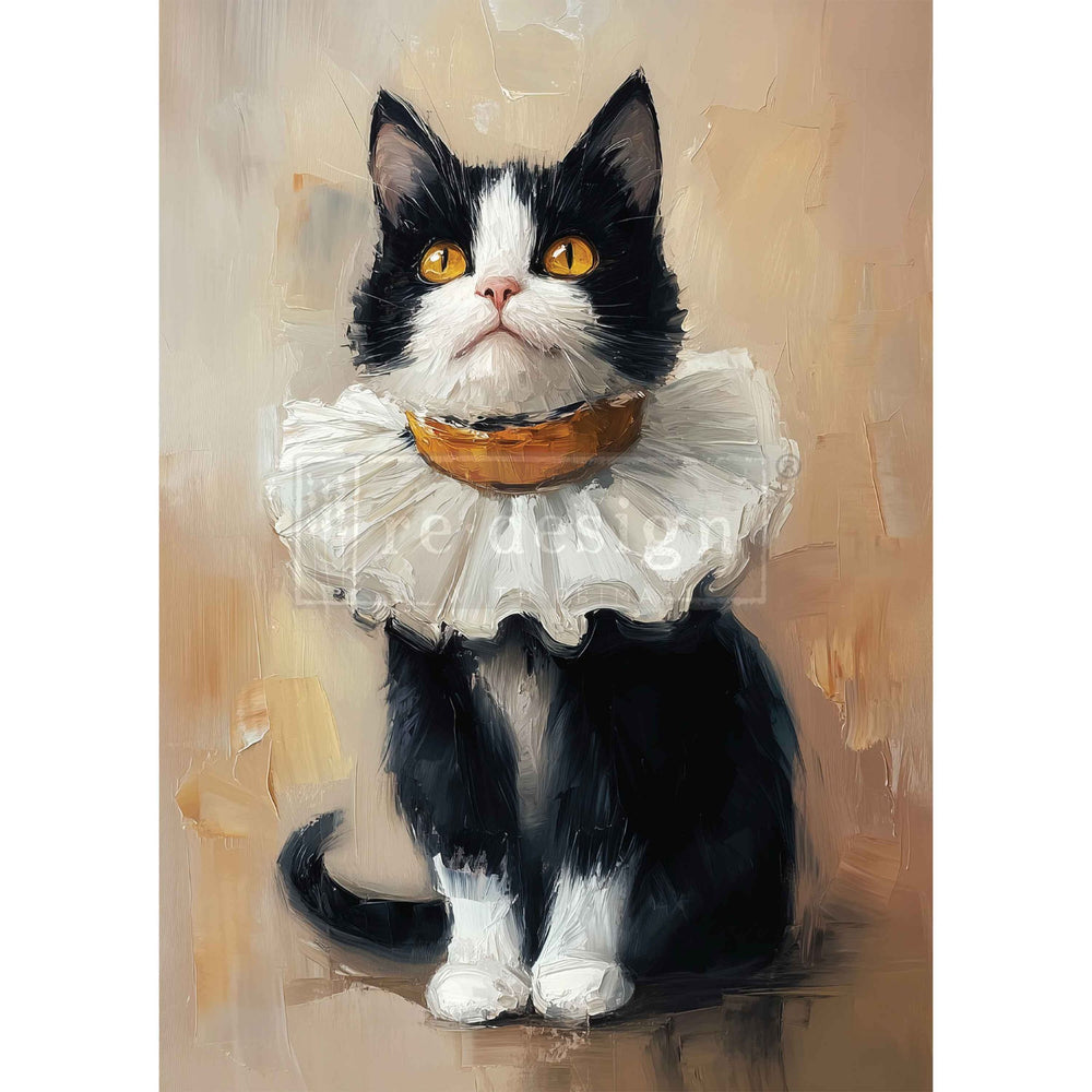 Whiskers in Oil A3 Decoupage Fiber - ReDesign with Prima