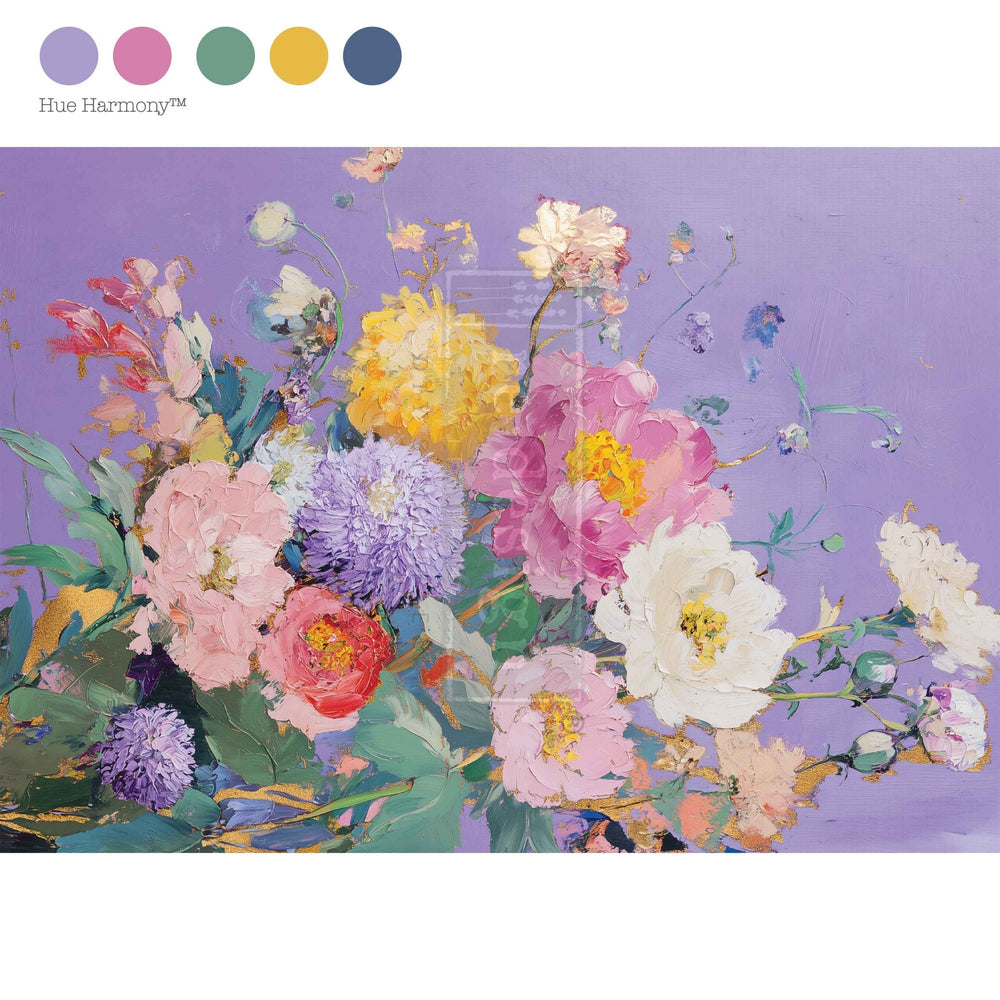 Lilac Serenade A3 Decoupage Fiber - ReDesign with Prima