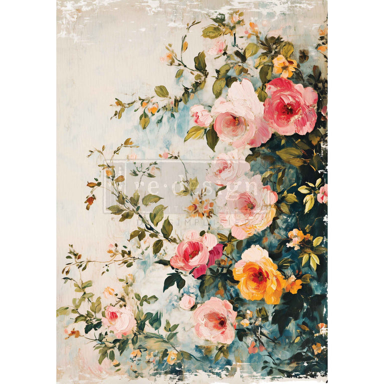 Blush Symphony A3 Decoupage Fiber - ReDesign with Prima