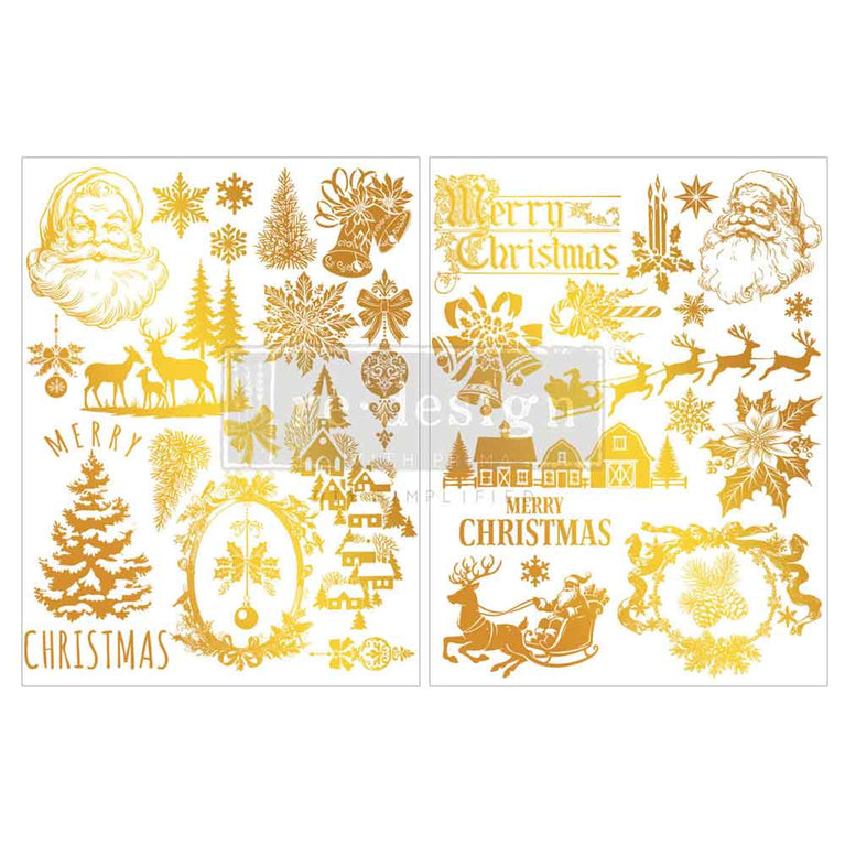 Holiday Heirloom Foil Middy Transfer by Kacha (Gold Foil) - ReDesign with Prima