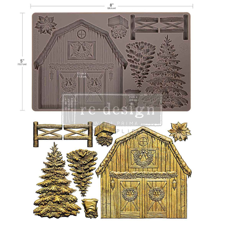 Homestead Holiday Decor Mould - ReDesign with Prima