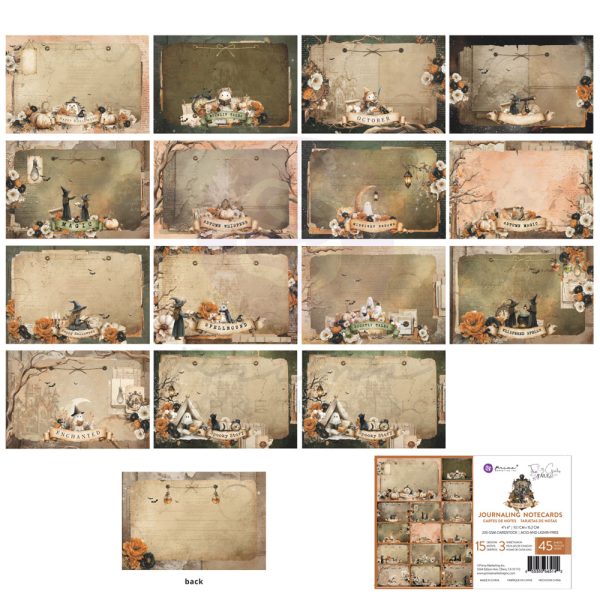 Journaling Cards - 4"x6", Made of Magic Collection - ReDesign with Prima