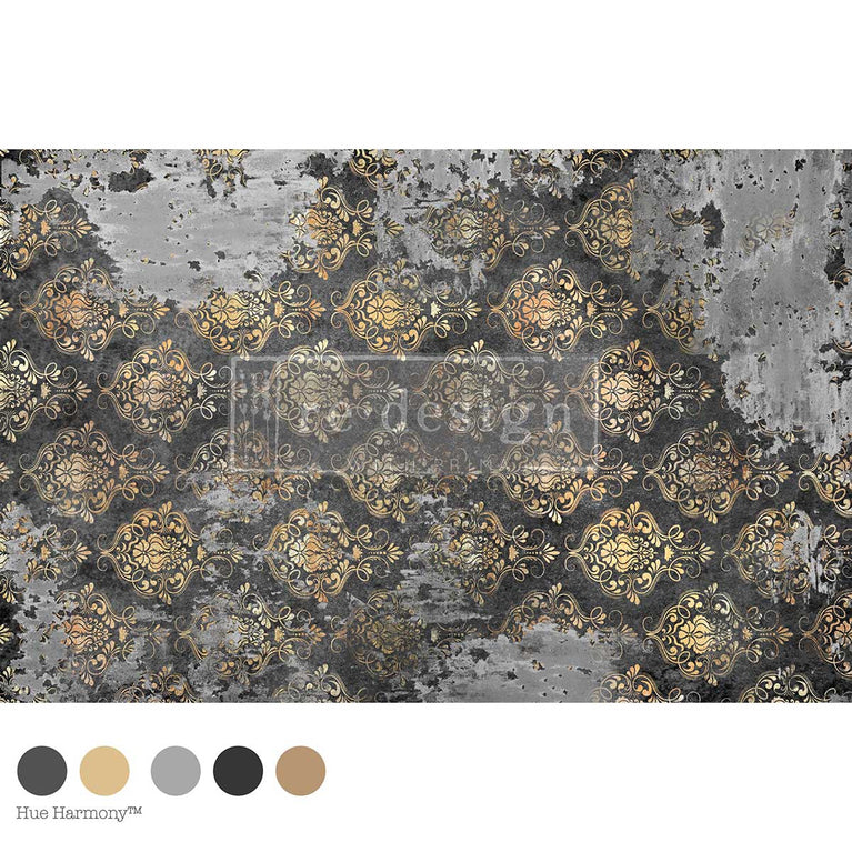 Obsidian Reliquary Decoupage Decor Tissue Paper - ReDesign with Prima