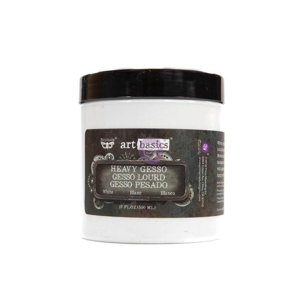 Heavy Gesso White (17 Fl. Oz.) - ReDesign with Prima/Prima Marketing