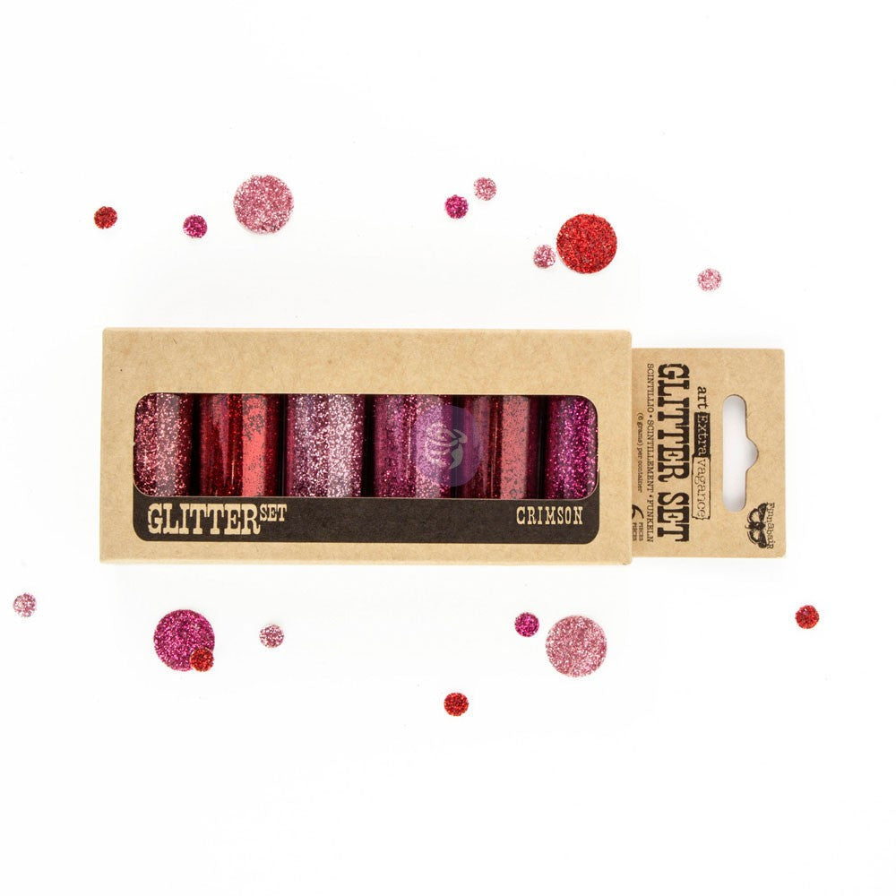 Crimson Glitter Set - ReDesign with Prima