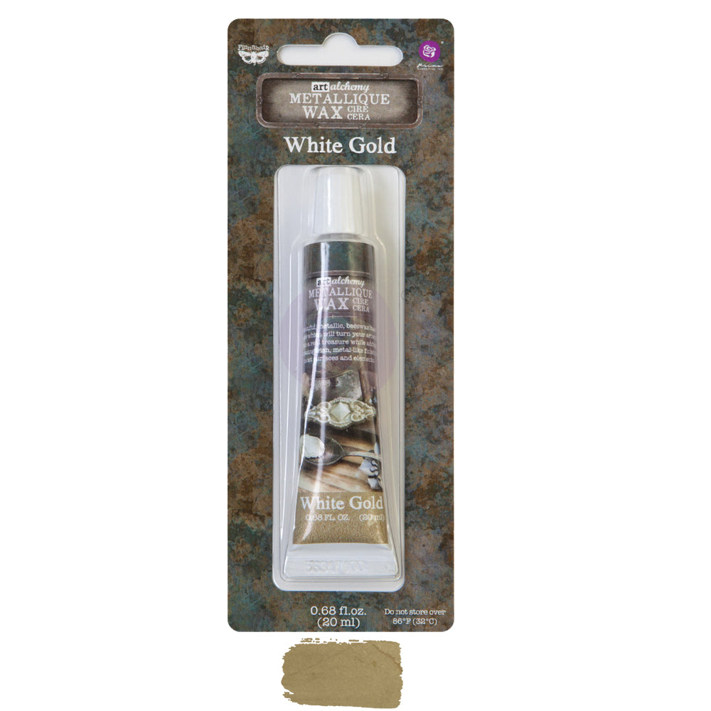 White Gold Metallique Wax - ReDesign with Prima/Prima Marketing