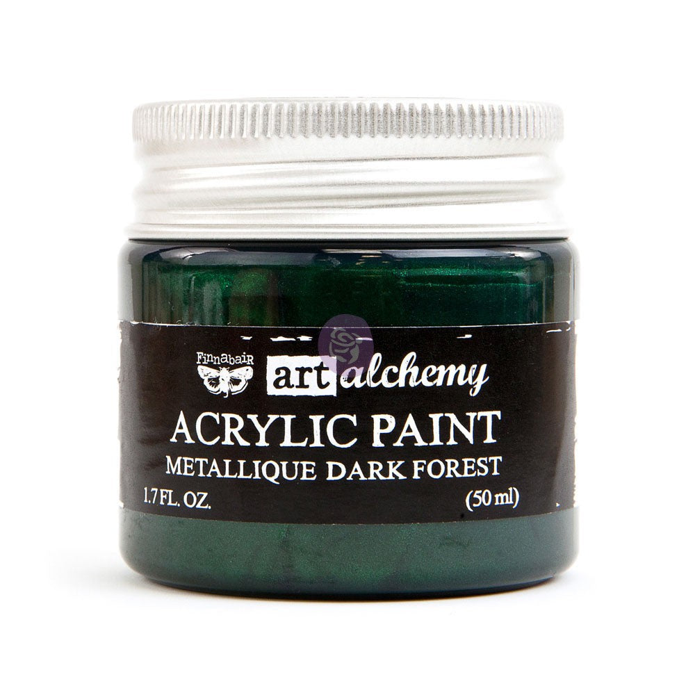 Dark Forest Metallique Acrylic Paint - ReDesign with Prima/Prima Marketing