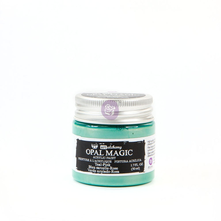 Opal Magic Teal-Pink Acrylic Paint - ReDesign with Prima/Prima Marketing