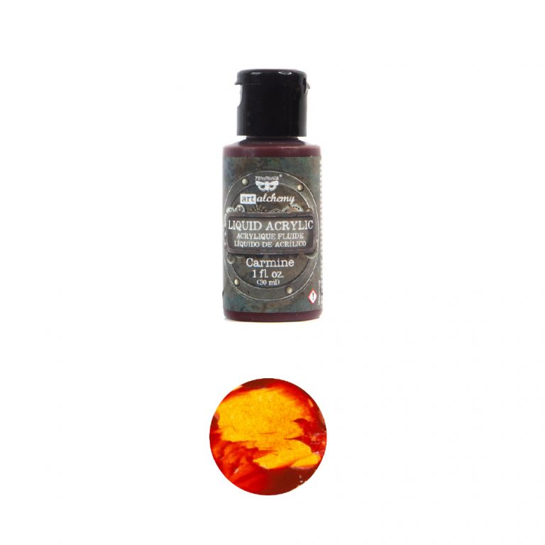 Carmine Liquid Acrylic Paint - ReDesign with Prima/Prima Marketing