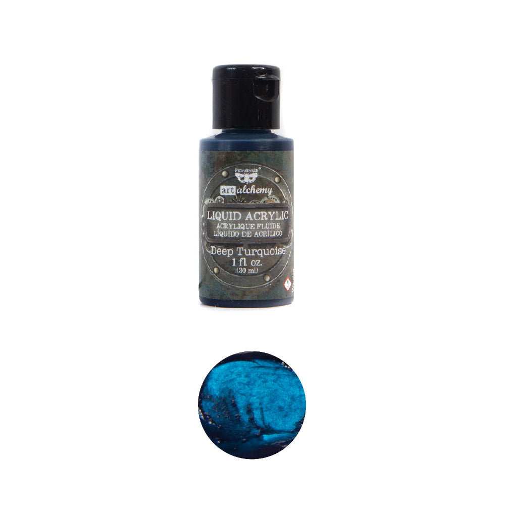 Deep Turquoise Liquid Acrylic - ReDesign with Prima/Prima Marketing