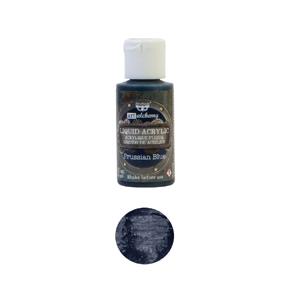 Prussian Blue Liquid Acrylic Paint - ReDesign with Prima/Prima Marketing
