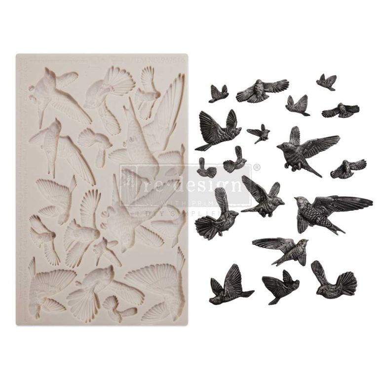 Flocking Birds Mould by Finnabair - ReDesign with Prima/Prima Marketing