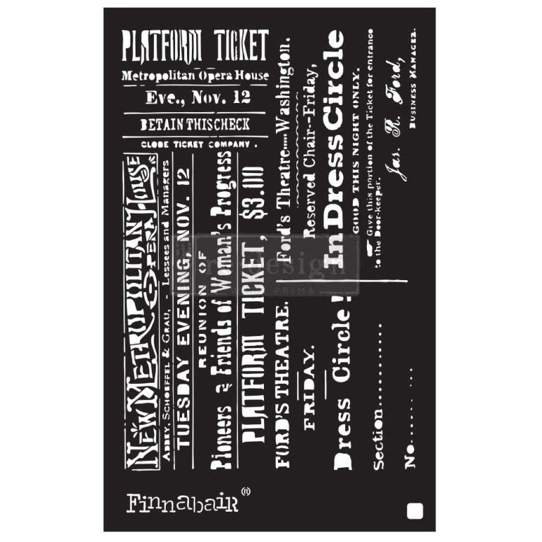 Theater Night Stencil- ReDesign with Prima