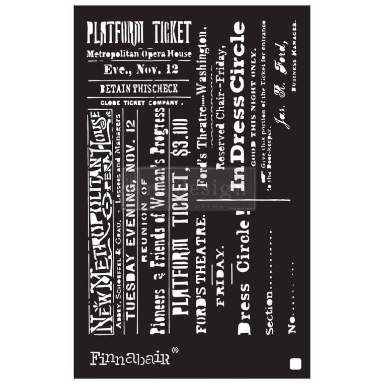 Theater Night Stencil- ReDesign with Prima
