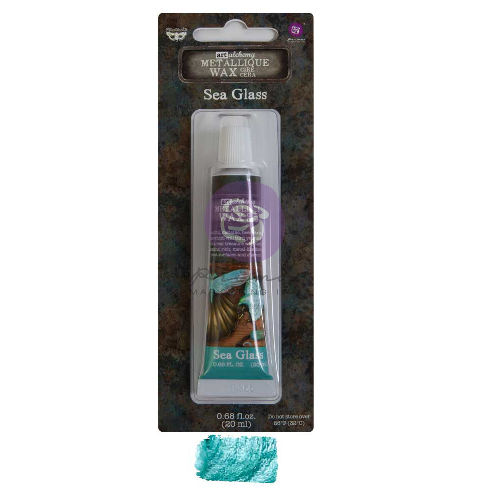 Sea Glass Metallique Wax - ReDesign with Prima/Prima Marketing