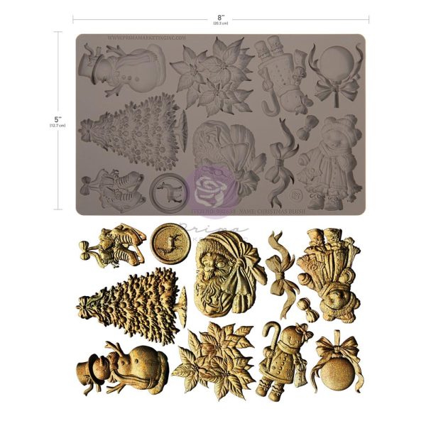 Christmas Blush Finnabair Mould - ReDesign with Prima