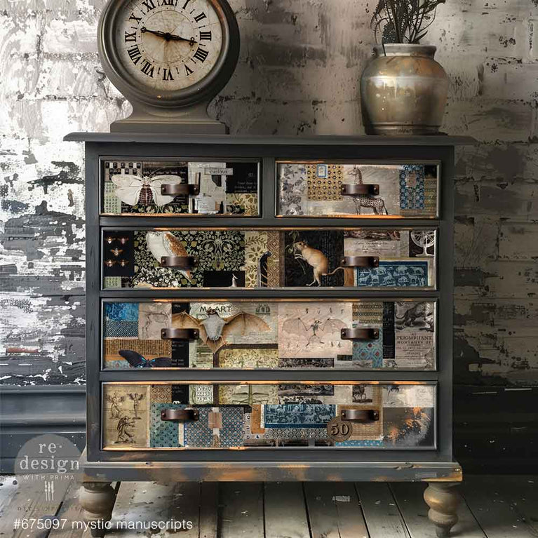 Mystic Manuscripts A3 Decoupage Fiber Pack - ReDesign with Prima