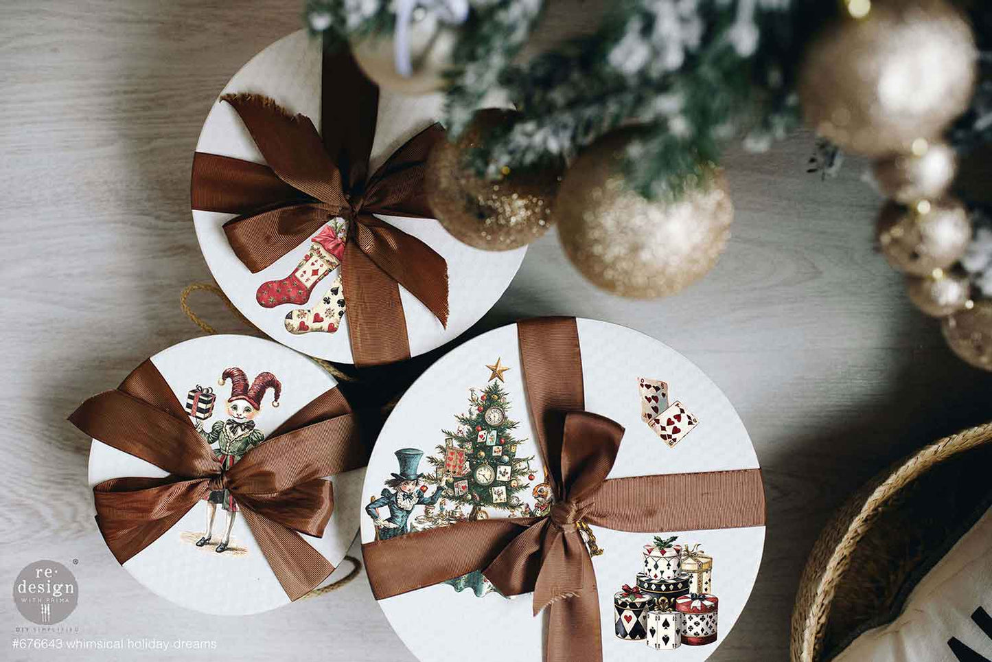 Whimsical Holiday Dreams Middy Decor Transfer - ReDesign with Prima