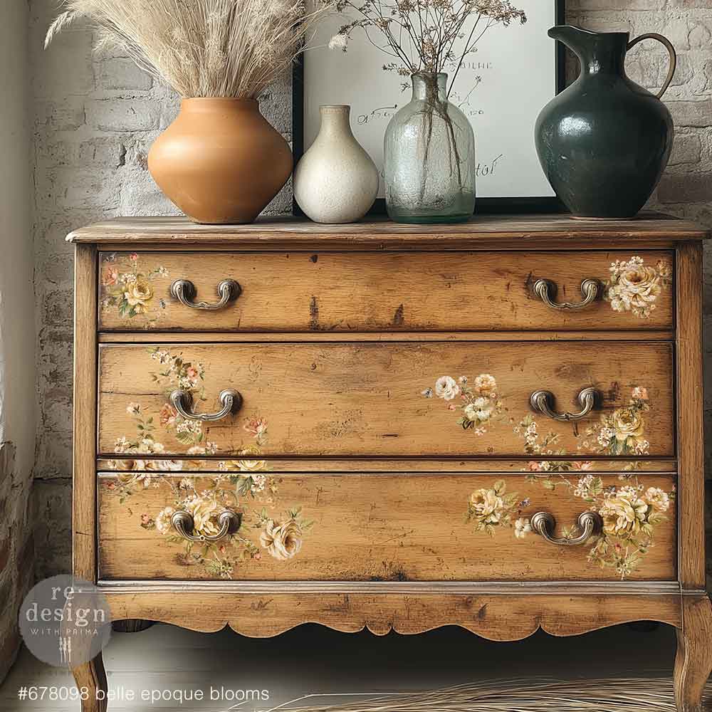 Belle Epoque Blooms Middy Decor Transfer - ReDesign with Prima