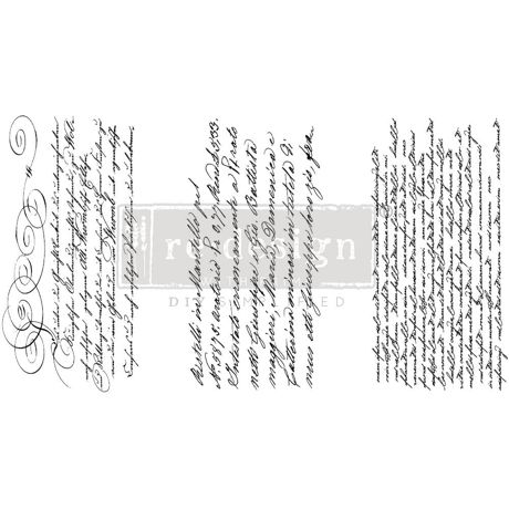Secret Letter Decor Transfer - ReDesign with Prima