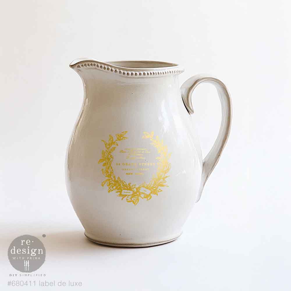 Label De Luxe Middy Transfer (Gold Foil) - ReDesign with Prima