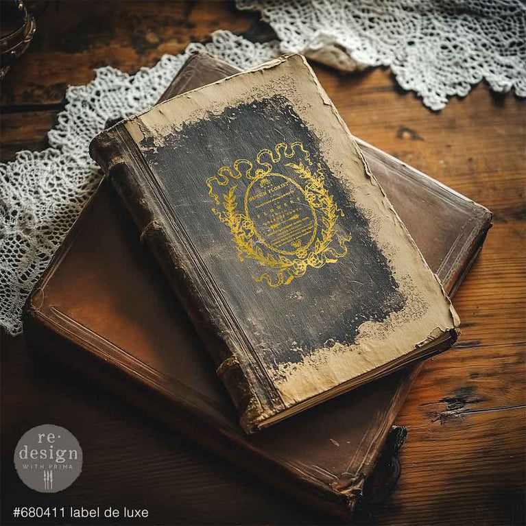 Label De Luxe Middy Transfer by Kacha (Gold Foil) - ReDesign with Prima
