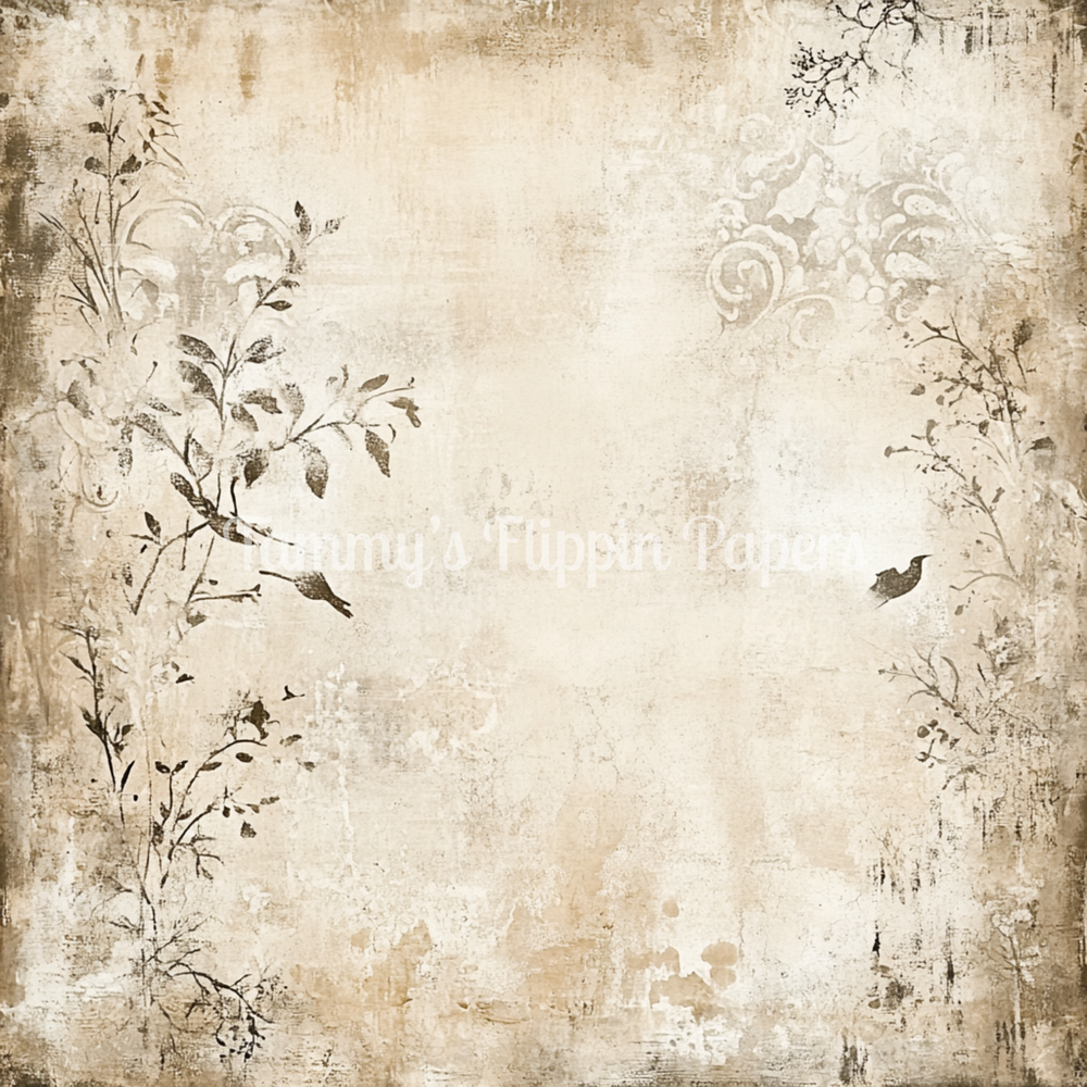 Floral Heirloom Tissue Paper - Flippin Furniture