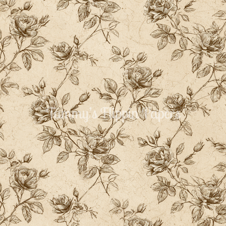 Floral Keepsake Tissue Paper - Flippin Furniture
