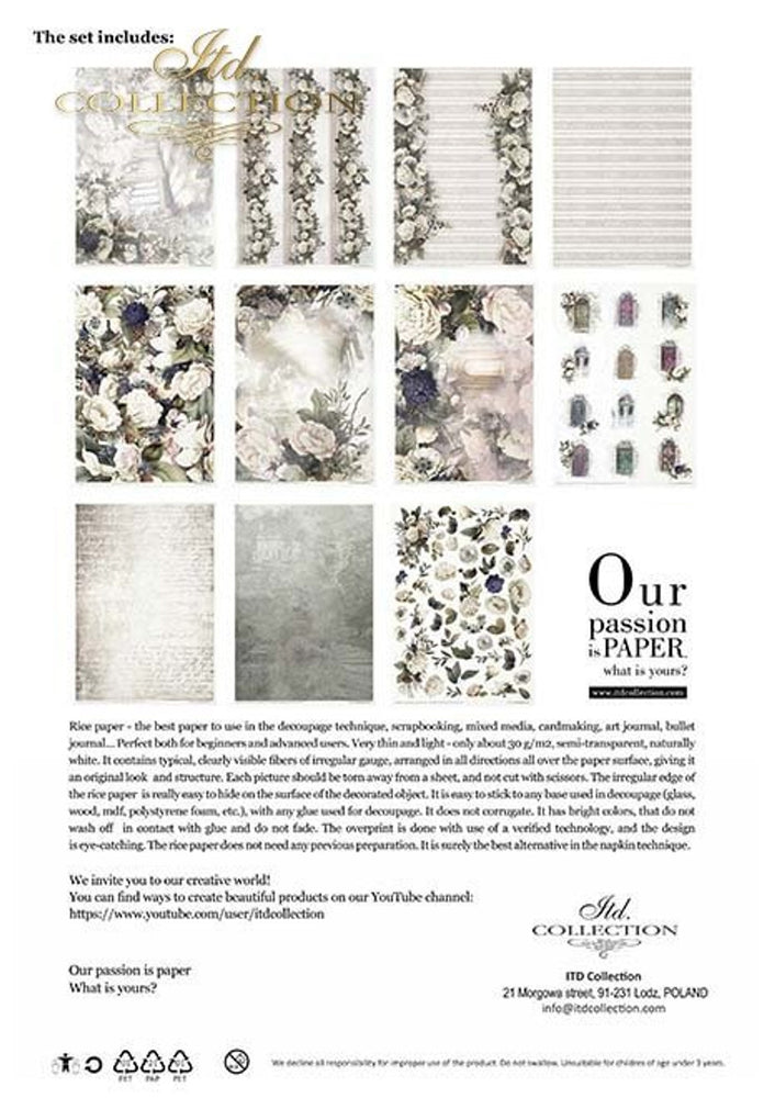 Nostalgia Paper Pack (11 Papers) - ITD Collection
