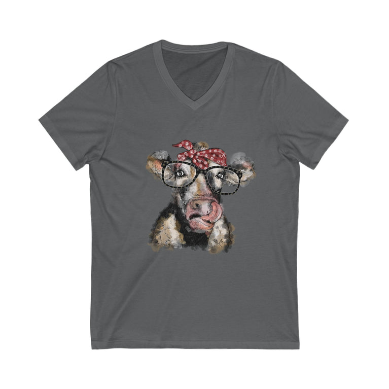 Unisex Cow Bandana Tee