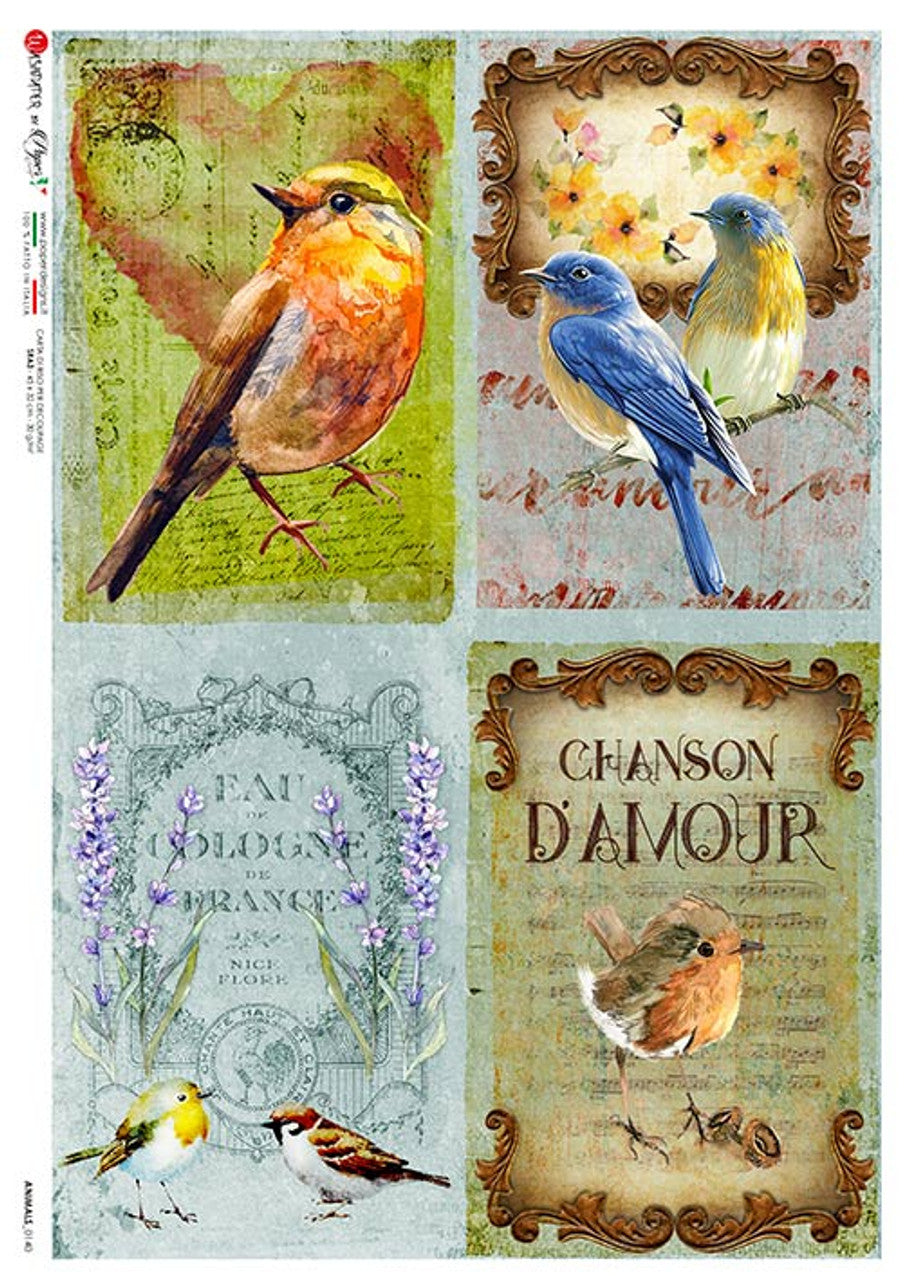 Animals 0138 Rice Paper - Paper Designs