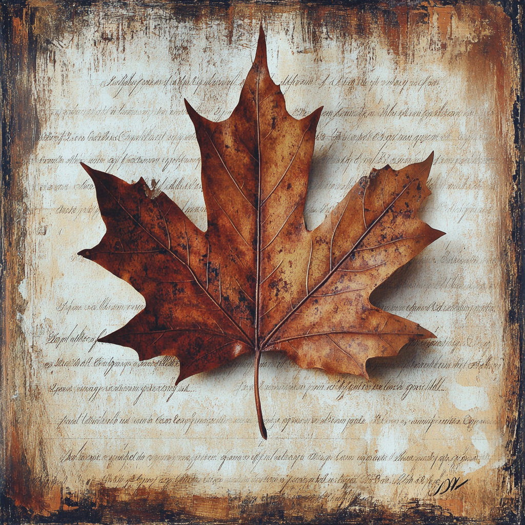 Autumn Poetry Tissue Paper - Flippin Furniture
