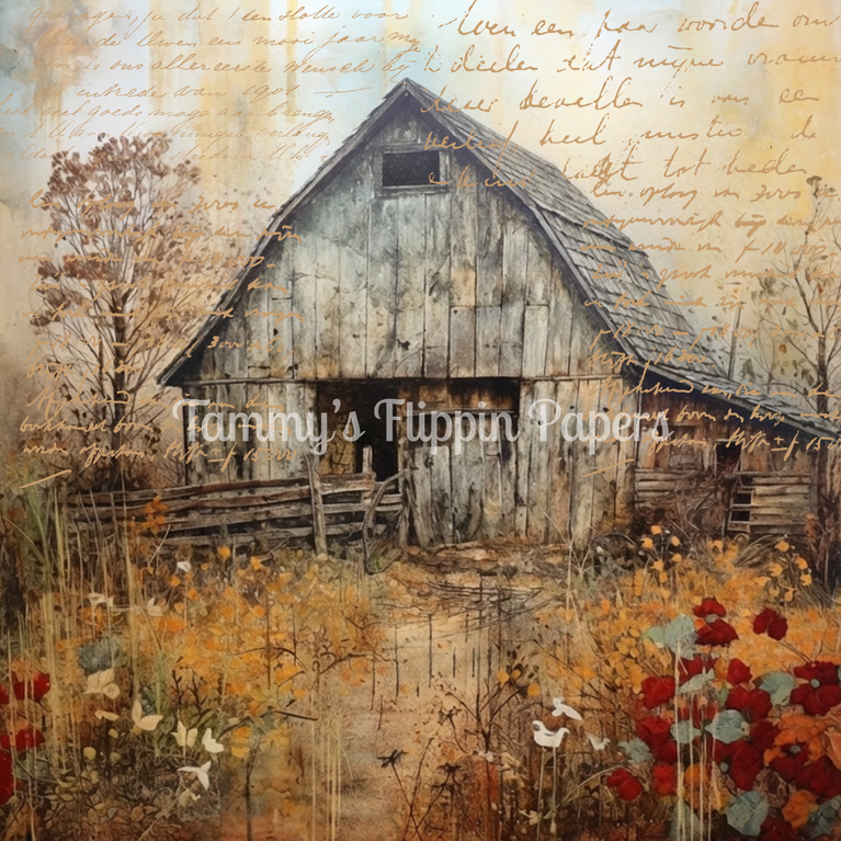 Barnyard Poetry Tissue Paper - Flippin Furniture