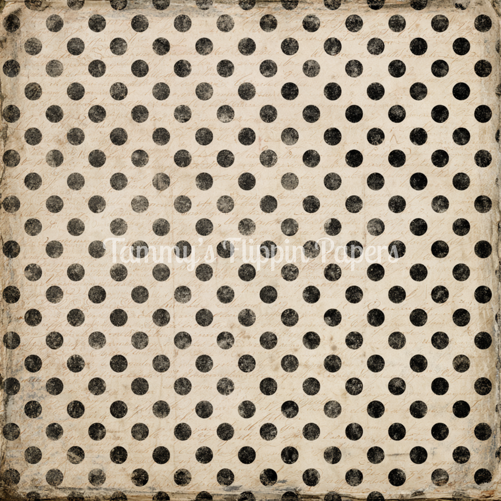 Cream & Black Dots Tissue Paper - Flippin Furniture