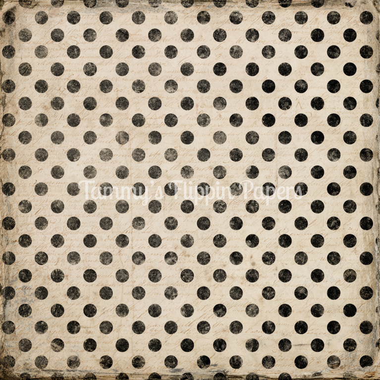 Cream & Black Dots Tissue Paper - Flippin Furniture